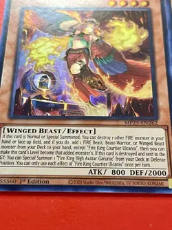 3x Fire King Courtier Ulcanix | MP25-EN262 | Ultra Rares | NM | 1st Ed | YuGiOh! - Image 2