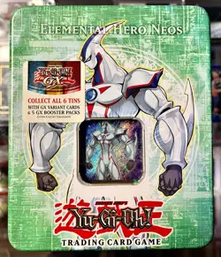 Yugioh Elemental Hero Neos sealed collector tin 2006 tcg - Image 1