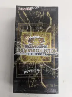 Yu-Gi-Oh Japanese Card Game LIMIT OVER COLLECTION THE HEROES Sealed Booster Box - Image 1