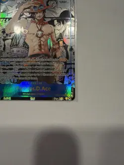 One Piece TCG Ace Op13-119 SEC AA Manga Englisch Mint - Image 3