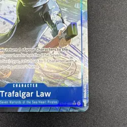 Bandai Trafalgar Law Super Rare Alt Art Foil ST17-002 One Piece - Image 4