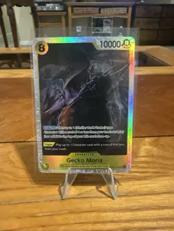 One Piece TCG Gecko Moria OP14-104 SR Azure Sea's Seven - Image 1