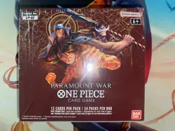 One Piece TCG Paramount War Booster Box (OP-02) Factory Sealed English. - Image 1