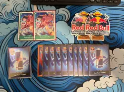 Two sets of DON!! Card (Red Bull Double Don!!) One Piece Promotion Cards Foil - Image 1