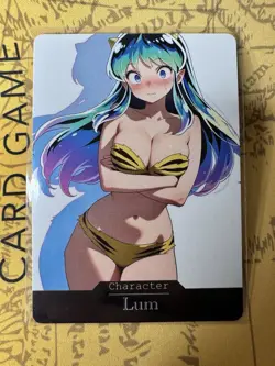 Lum Urusei Yatsura Hentai Anime Doujin Waifu ACG Custom Card - Image 1