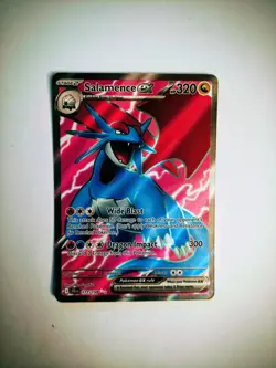 Pokemon Salamence EX Full Art Holo Ultra Rare Card 177/159 Near Mint or better - Image 1