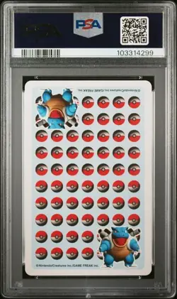 PSA 10 POKEMON PLAYING CARD VILEPLUME KING OF HEARTS STADIUM BLUE 384 - Image 2