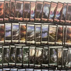 Magic the Gathering MTG Battle For Zendikar 115 Card Lot LP Full Art Basic Land - Image 3