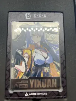 Zenless Zone Zero Yixuan SILVER Metal Art Card ZZZ Anime Impulse Series 3 - Image 1