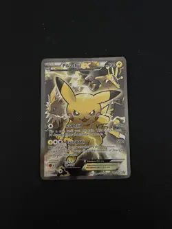 Pokemon Pikachu EX XY124 Black Star Promo 2016 Holo Card TCG - Image 1