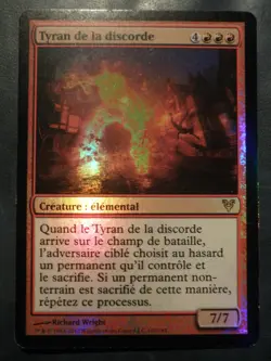 mtg magic Tyrant of Discord FOIL FRENCH fr Tyran de la discorde avacyn restored - Image 1