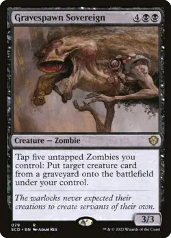 MTG Gravespawn Sovereign (79/418) Starter Commander Decks LP - Image 1
