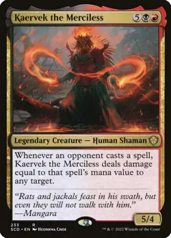 MTG Kaervek the Merciless (233/418) Starter Commander Decks LP - Image 1