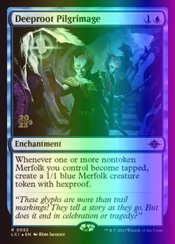 MTG Deeproot Pilgrimage (52s/174) The Lost Caverns of Ixalan Promos LP FOIL - Image 1