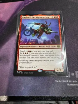 Raphael, the Nightwatcher Regular Teenage Mutant Ninja Turtles NM MTG - Image 1