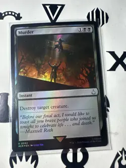 1x Murder - Foil NM Eng MTG - Assassin's Creed - Image 2