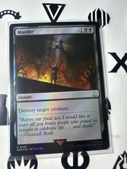 1x Murder - Foil NM Eng MTG - Assassin's Creed - Image 3