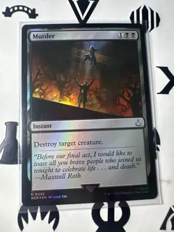 1x Murder - Foil NM Eng MTG - Assassin's Creed - Image 4