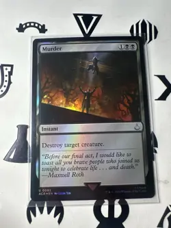 1x Murder - Foil NM Eng MTG - Assassin's Creed - Image 5