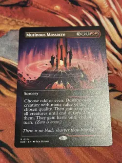 Mutinous Massacre - Borderless - Edge of Eternities - EOE R 0314 - Image 4