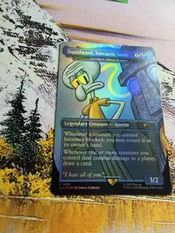 MTG GRAZILAXX, ILLITHID SCHOLAR (SQUIDWARD, SARCASTIC SNOB) FOIL Secret Lair NM - Image 3