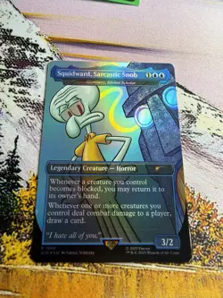 MTG GRAZILAXX, ILLITHID SCHOLAR (SQUIDWARD, SARCASTIC SNOB) FOIL Secret Lair NM - Image 4
