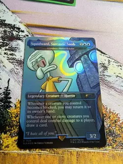 MTG GRAZILAXX, ILLITHID SCHOLAR (SQUIDWARD, SARCASTIC SNOB) FOIL Secret Lair NM - Image 5