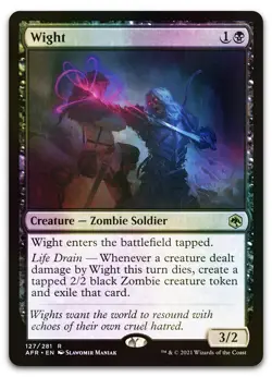 Wight #127 (Foil) (NM) Forgotten Realms AFR Magic MTG - Image 1