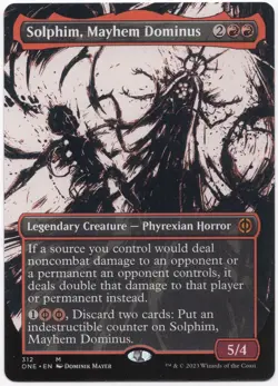 TL1079 Magic The Gathering Solhim, Mayhem Dominus 312 ONE Showcase None-Foil - Image 1