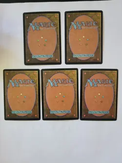 MTG Island Foil English ENG Language SET OF 5 Old Border - Image 2