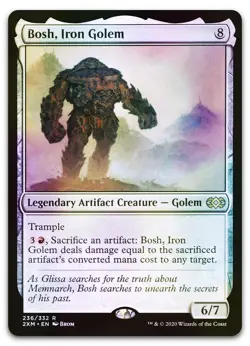 Bosh, Iron Golem #236 (Foil) (NM) Double Masters 2XM Magic MTG - Image 1