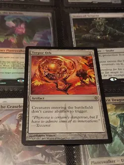 MTG Torpor Orb New Phyrexia Regular Rare 8 Cast Legacy Lp - Image 2