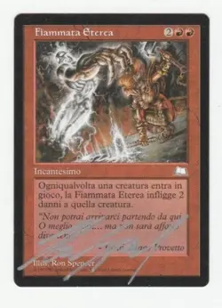 AETHER FLASH - ITALIAN - ARTIST SIGNED IN SILVER - RON SPENCER - WEATHERLIGHT - Image 1