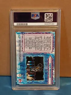 PSA 9 TOPPS POKEMON THE MOVIE 2000 44 LUGIA REVEALED GRADED BLUE LABEL MINT CARD - Image 2