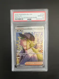 Pokemon 2025 English Black Bolt N's Plan SIR 170/086 - GEM 10 - Image 1