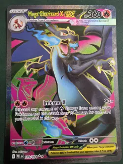 2025 POKEMON MEGA CHARIZARD X EX 109 PHANTASMAL FLAMES ULTRA RARE PACK FRESH - Image 1