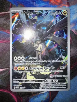 N’S Zekrom Pokemon Center Stamped Promo NM - Image 1