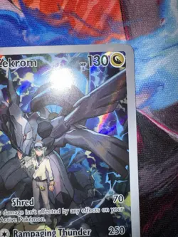 N’S Zekrom Pokemon Center Stamped Promo NM - Image 4