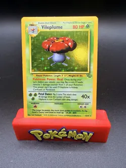 Vileplume - 15/64 - Pokemon Jungle Unlimited Holo Rare Card WOTC NM/M See Photos - Image 1