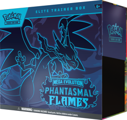 Pokemon TCG Mega Evolution Phantasmal Flames Elite Trainer Box ETB New/Sealed - Image 1