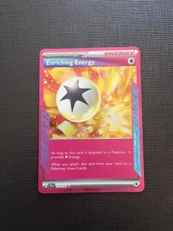 Pokemon TCG Surging Sparks Ace Spec Enriching Energy 191/191 Near Mint - Image 1