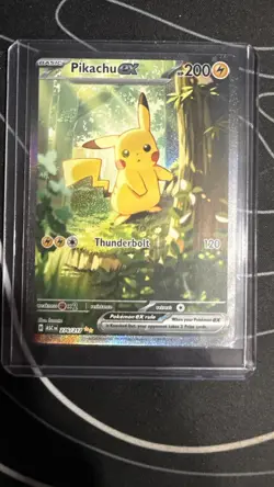Pokemon TCG: Pikachu EX SIR ME: Ascended Heroes (ASC) 276/217 - SHIP NOW - Image 1