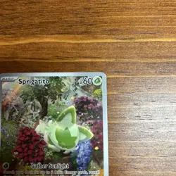 Pokemon TCG Sprigatito 196/193 Sv02: Paldea Evolved Full Art Nintendo 2023 NM - Image 2