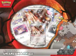 Pokemon TCG: Bloodmoon Ursaluna Ex Box - 4 Packs NEW - Image 1