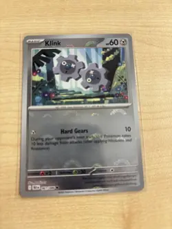 Pokemon TCG - Klink 061/086 Pokeball Reverse Holo Black Bolt Near Mint - Image 1