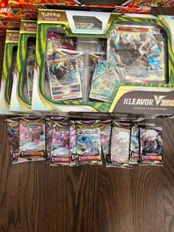 Pokemon 3X Kleavor VSTAR Box, 4 Infernape V Box, 10 X Lost Origins Booster Pack - Image 4