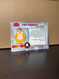 2000 Topps Chrome Pokemon Series 1 #54 Psyduck - Image 3