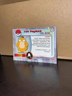2000 Topps Chrome Pokemon Series 1 #54 Psyduck - Image 4