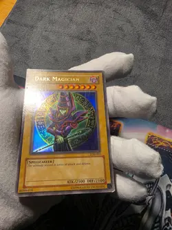 Dark Magician LOB-005 The Legend of Blue Eyes White Dragon Unlimited MP YUGIOH! - Image 1