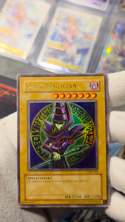 Dark Magician LOB-005 The Legend of Blue Eyes White Dragon Unlimited MP YUGIOH! - Image 2